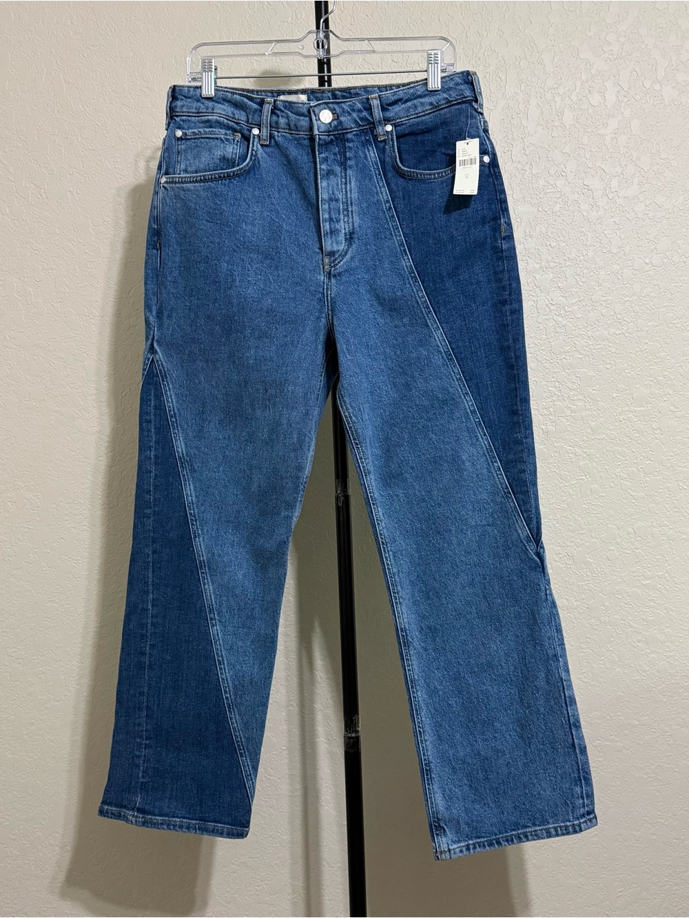 Pilcro Anthropologie Vintage High Rise Straight Leg Jeans Size 31 NWT - Picture 2 of 15